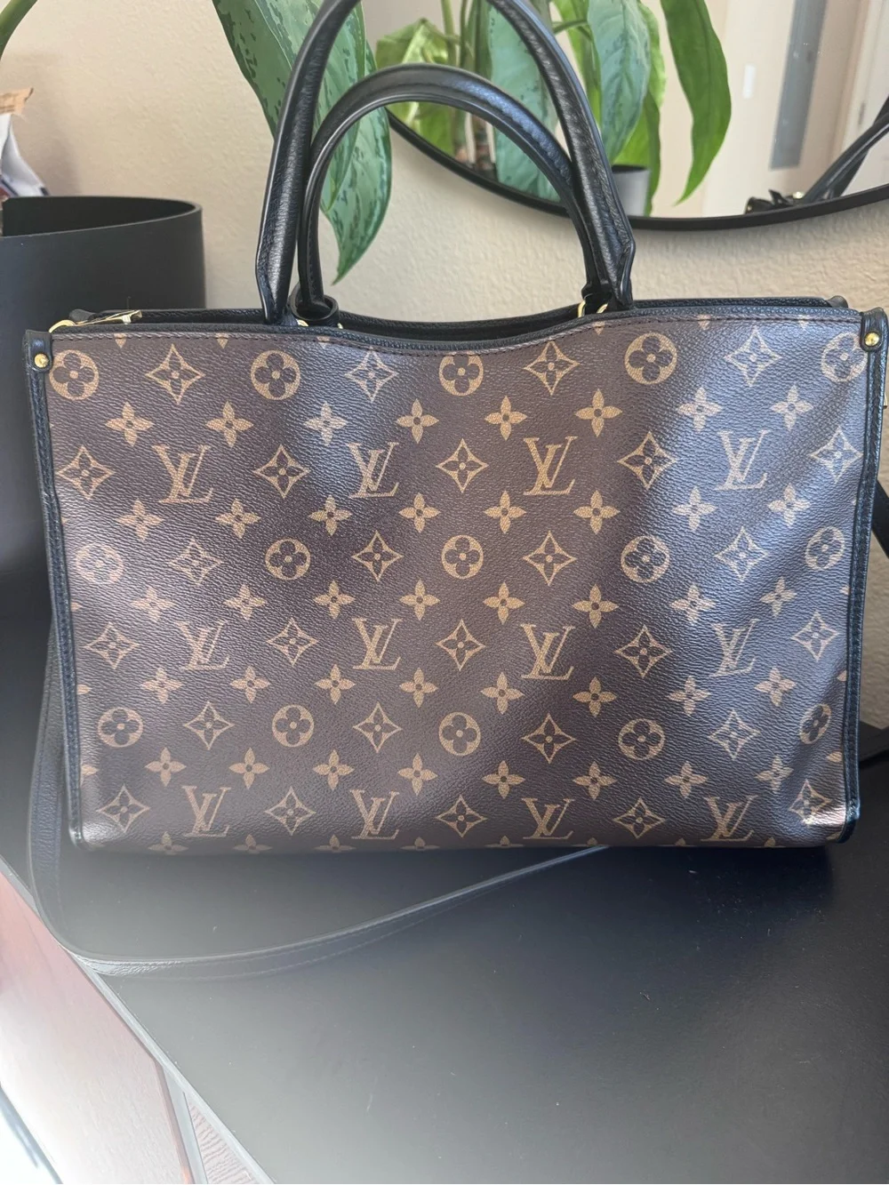 Louis Vuitton Monogram Canvas Popincourt MM Tote Bag in Brown *Discontinued
